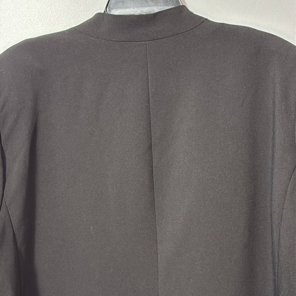 Torrid Jacket Black Single Toggle Closure Ruched … - image 8